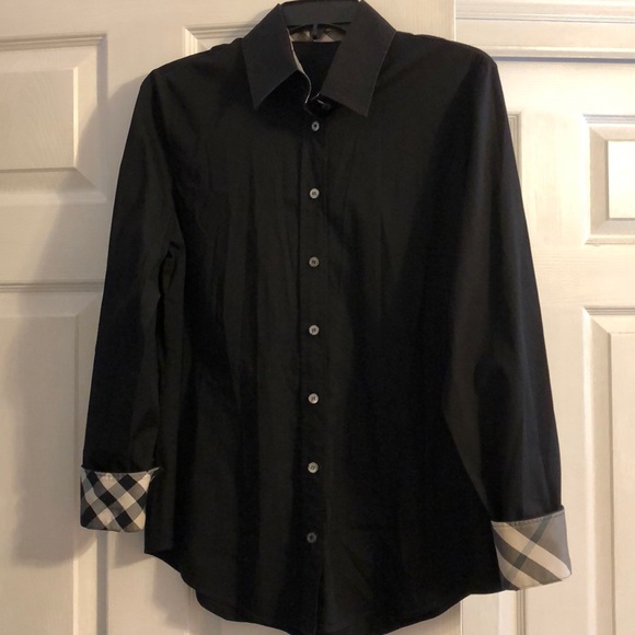 Burberry Tops - 🌟Burberry classic black blouse